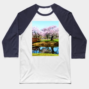 Spring - Cherry Trees in the Park Baseball T-Shirt